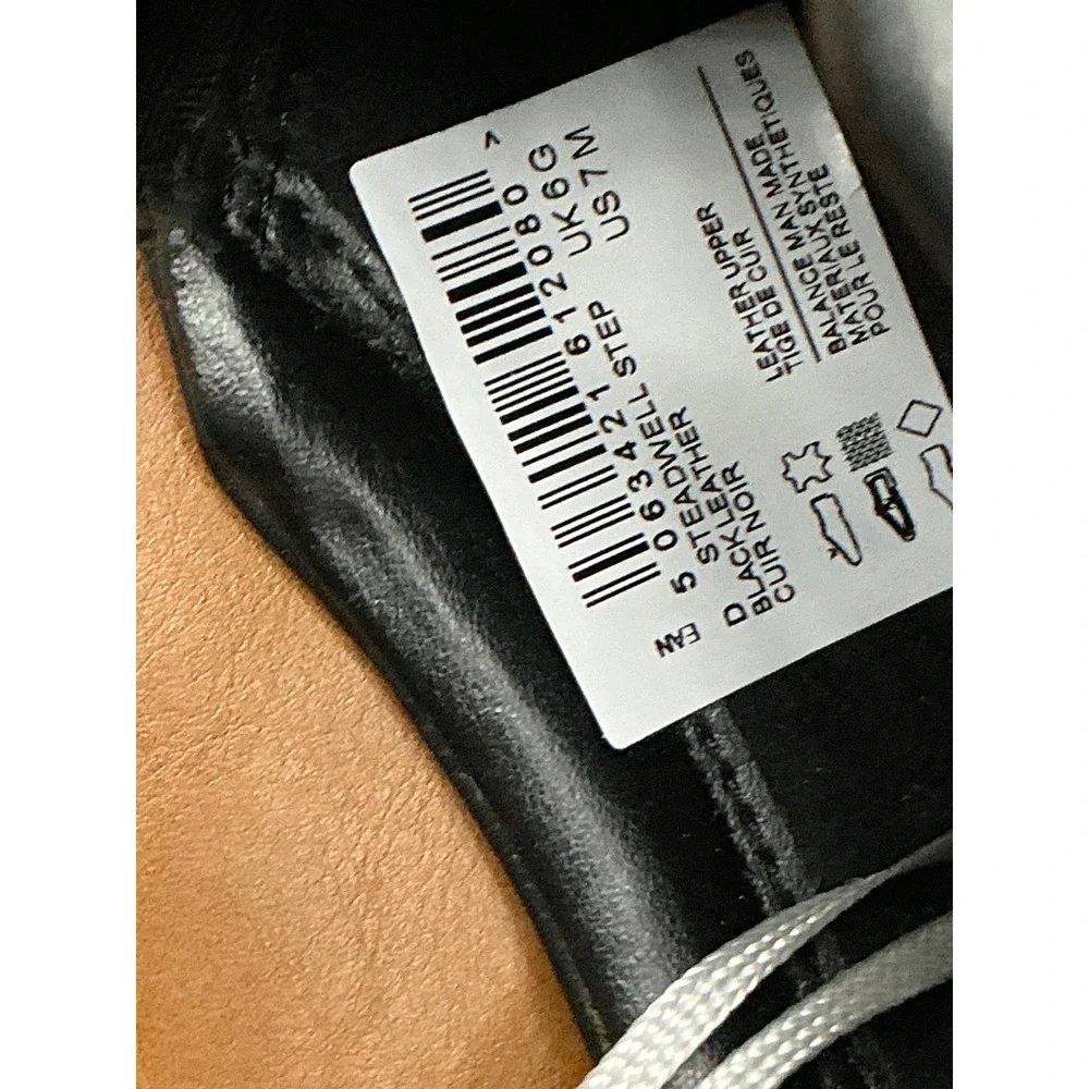 Clarks Steadwell‎ Step Loafers Mens 7 Black Excellent Leather Slip On Shoes